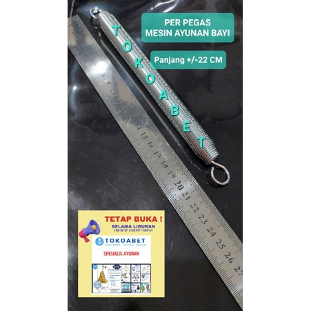 AKSESORIS Ayunan Bayi PER PEGAS PLAT SEGITIGA BESI S TALI 100% COCOK untuk Ayunan Manual maupun Mesin Ayun Otomatis Elektrik  UBABY SPACEBABY SANXIXING GTBABY WJBABY TOKOABET