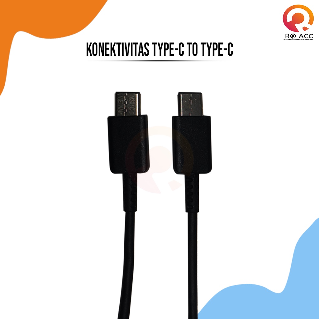 [RO ACC] KABEL DATA SAMSUNG N10 / A7 2018 SUPER FAST CHARGING ORIGINAL TYPE C