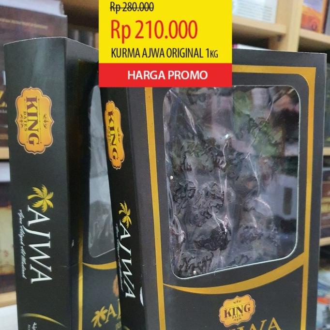 

Kurma Ajwa Jumbo King Dates Al Madinah 1Kg Tokosimbah00