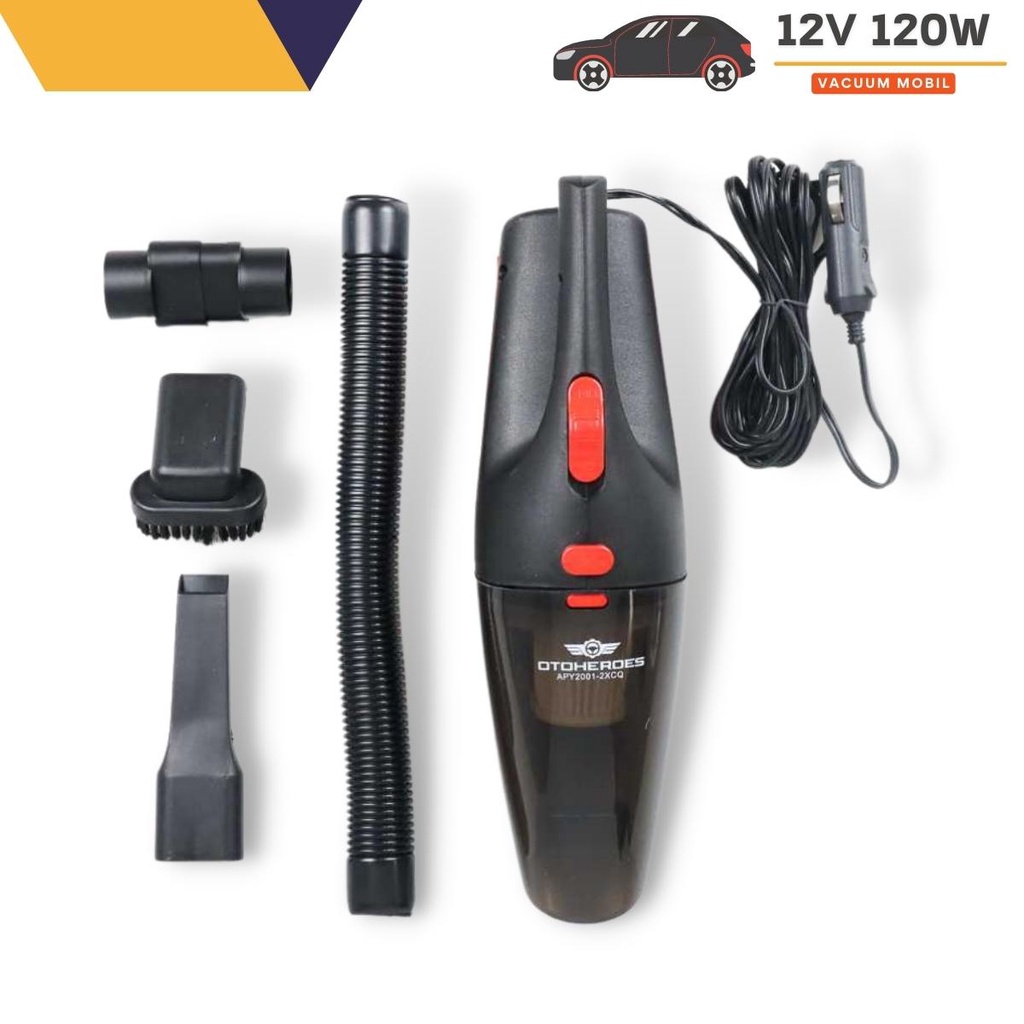 Alat Pembersih Mobil Portabel - Vacuum Cleaner Penyedot Debu 12V 120W