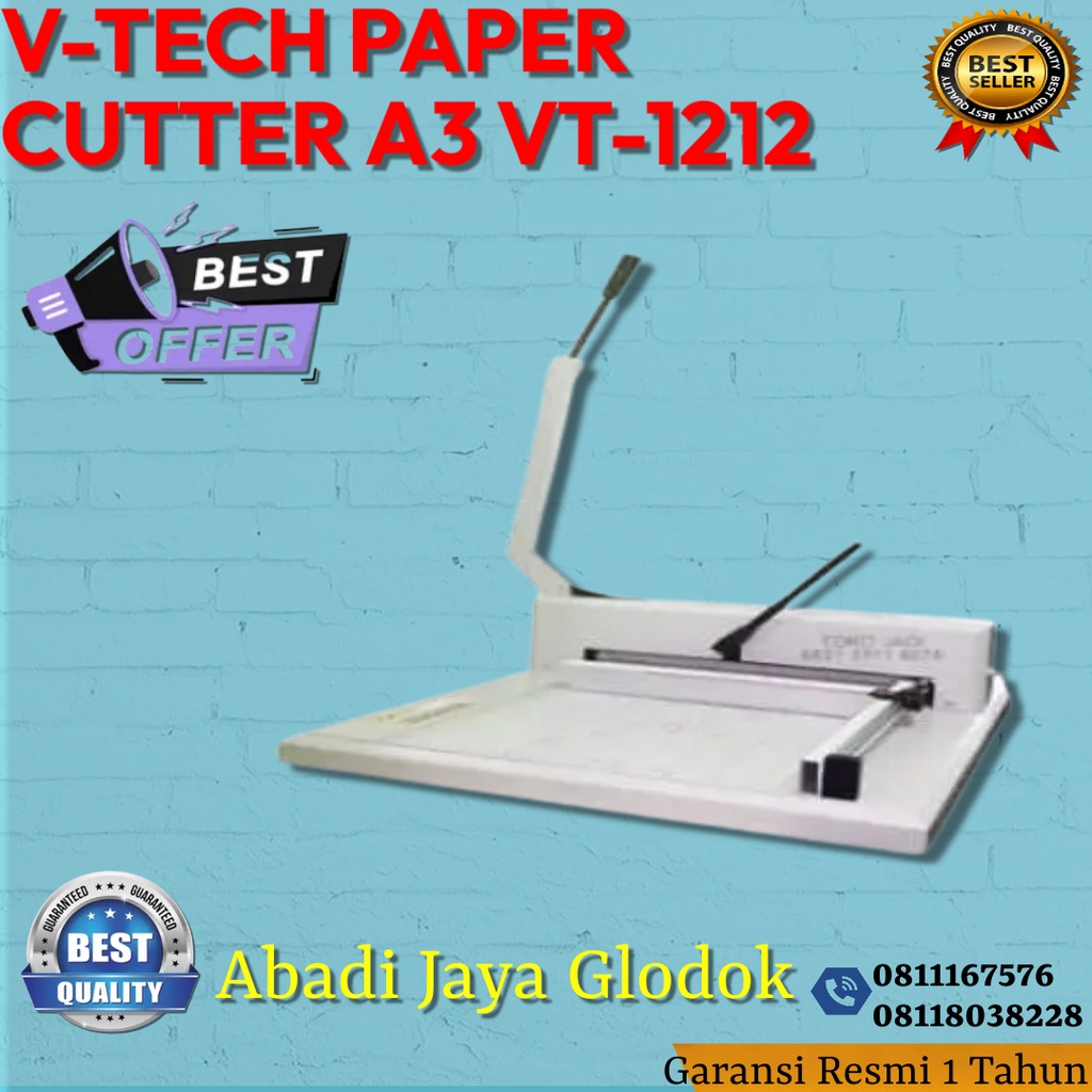 

V-TECH PAPER CUTTER A3 VT-1212