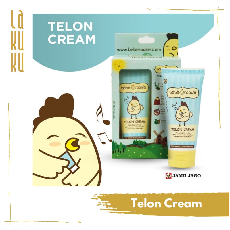 Lakuku - Bugs Repellent Bebe Roosie Cream Anti Nyamuk Aroma Lavender dan Telon Cream