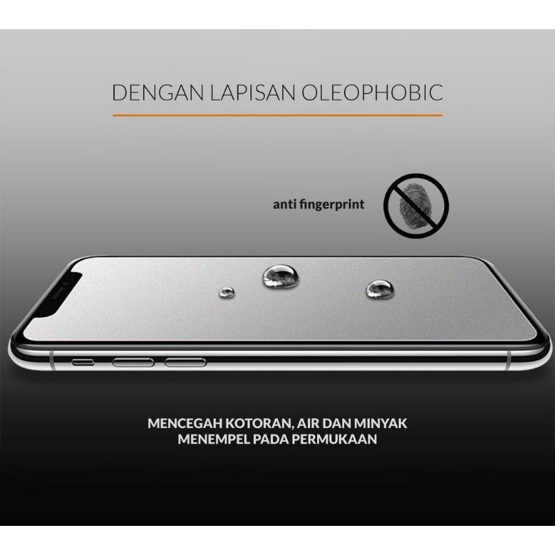 Matte Glass 9H Full Layar Redmi Note 12 Note 12 5G Note 12 Pro Note 12 Pro+ Tempered Glass Anti Minyak Anti Gores Full Layar