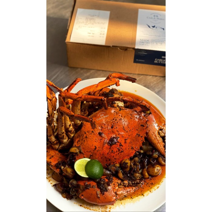 

Garlic Butter King Crab Kepiting Bawang Mentega