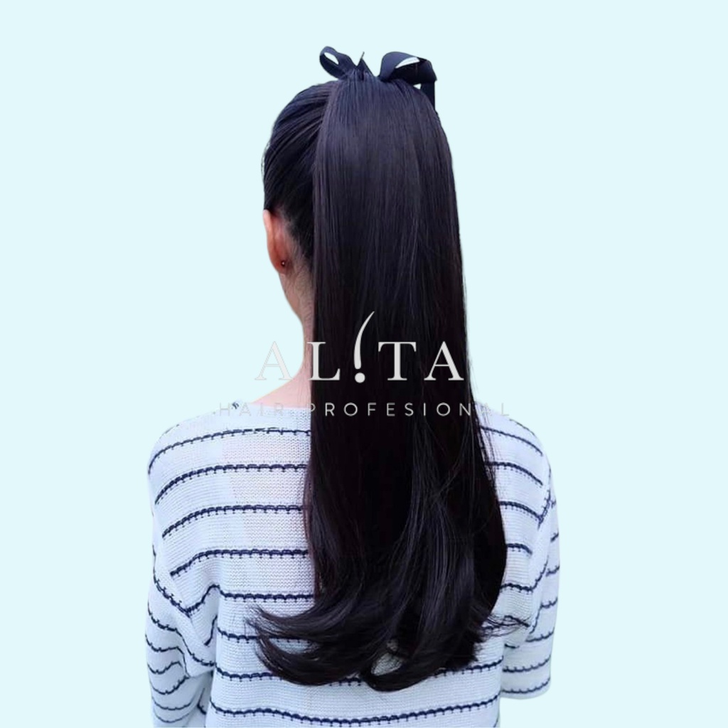 PONYTAIL KOREA IKAT PITA LURUS BLOW ALITA