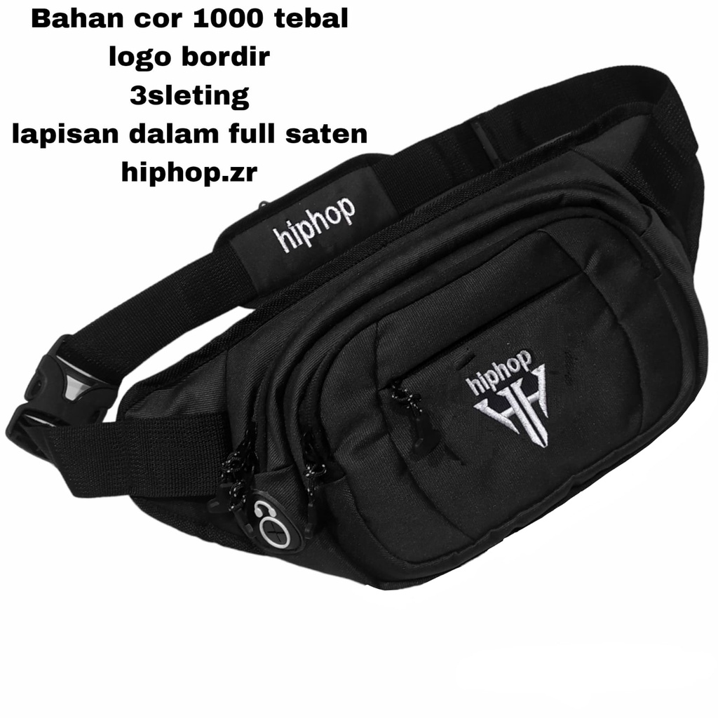 Waistbag pria gaul multifungsi original hip-hop