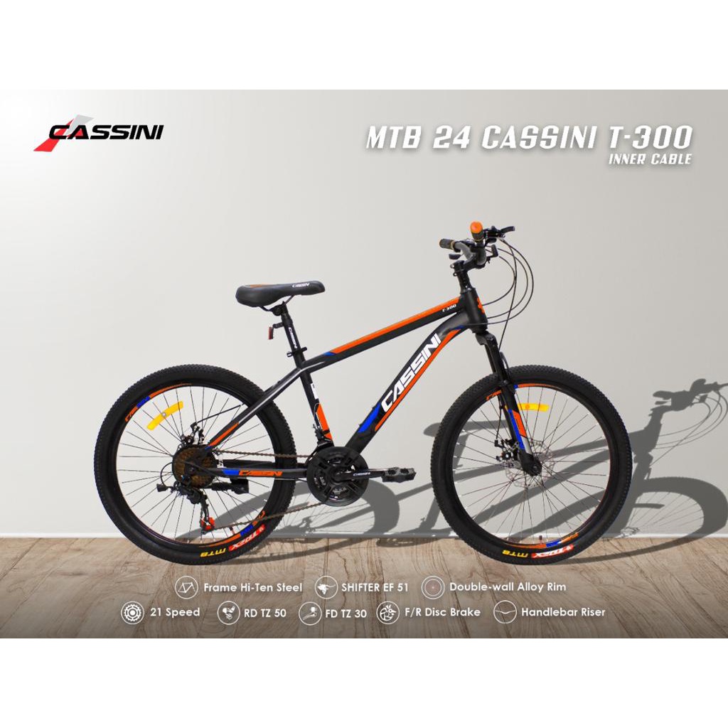Sepeda MTB 26 inch Cassini T300 T 300 T-300 (TOKO BROER)