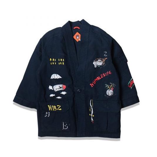 BISA COD Humblezing Jacket Socca Nose Art Kimono TERLARIS