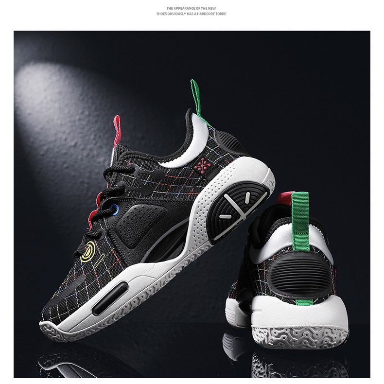 Sepatu Basket Sport Olahraga Pria Wanita Fashion #8599 Black - 39