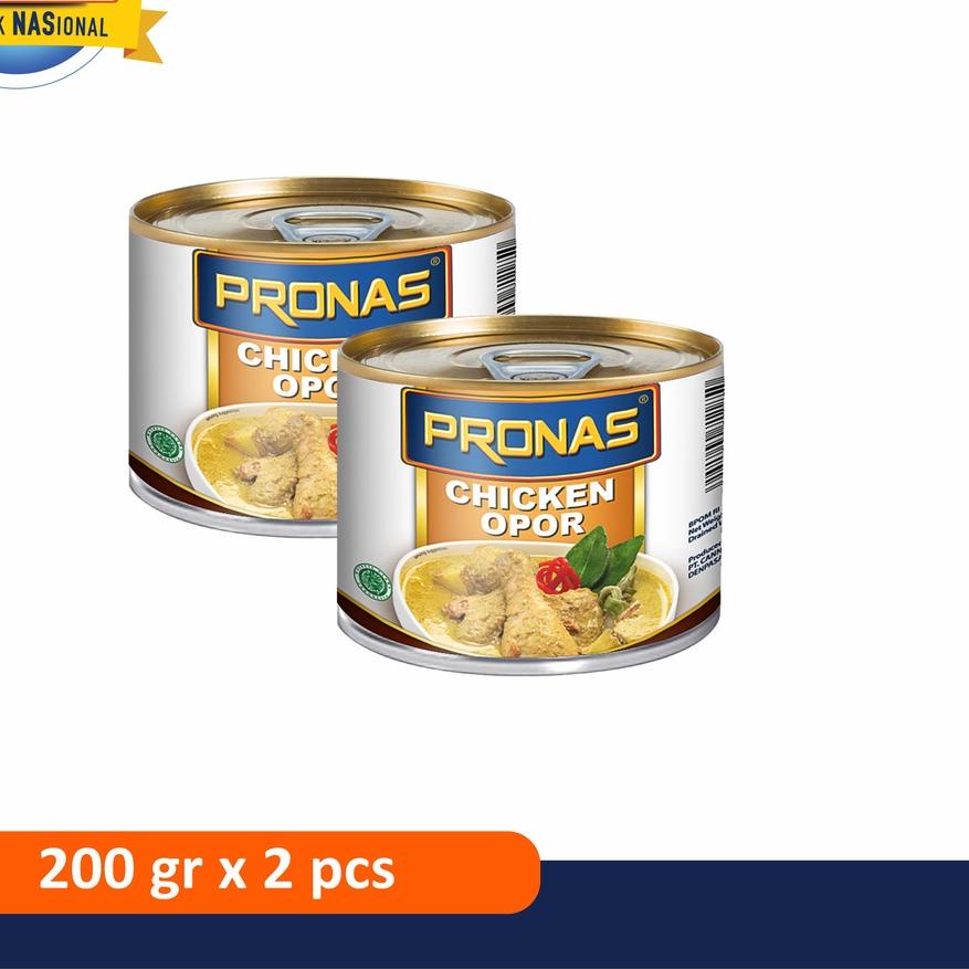 

♂ PRONAS Opor Ayam 200 g dengan Kemasan EOE Bundling 2 pcs ➲