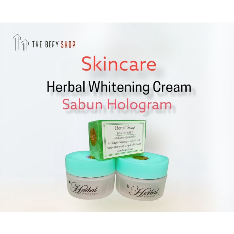 Cream Herbal Hijau Sabun Hologram