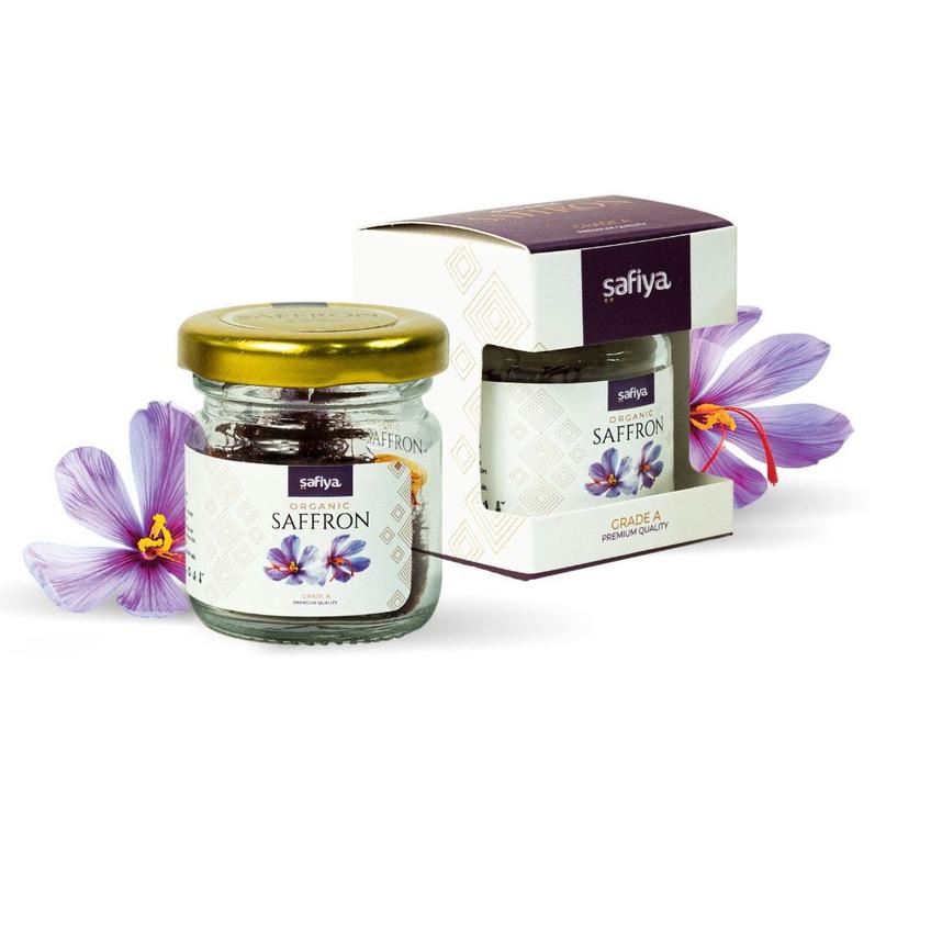 

♙ Bunga Saffron Super Negin 1 gram Finest Gold Safron Authenctic Safiya Food ✫