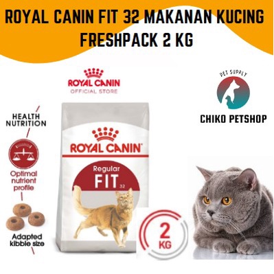 Royal canin FIT 32 Makanan kucing 2 kg freshpack