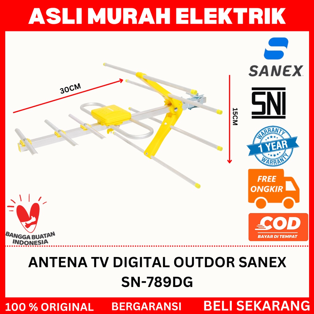 ANTENA OUTDOR SANEX SN-789DG//ANTENA DIGITAL//SANEX
