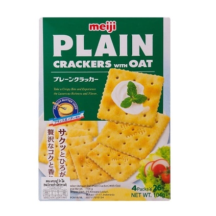 

MEIJI PLAIN CRACKERS WITH OAT [104GR]