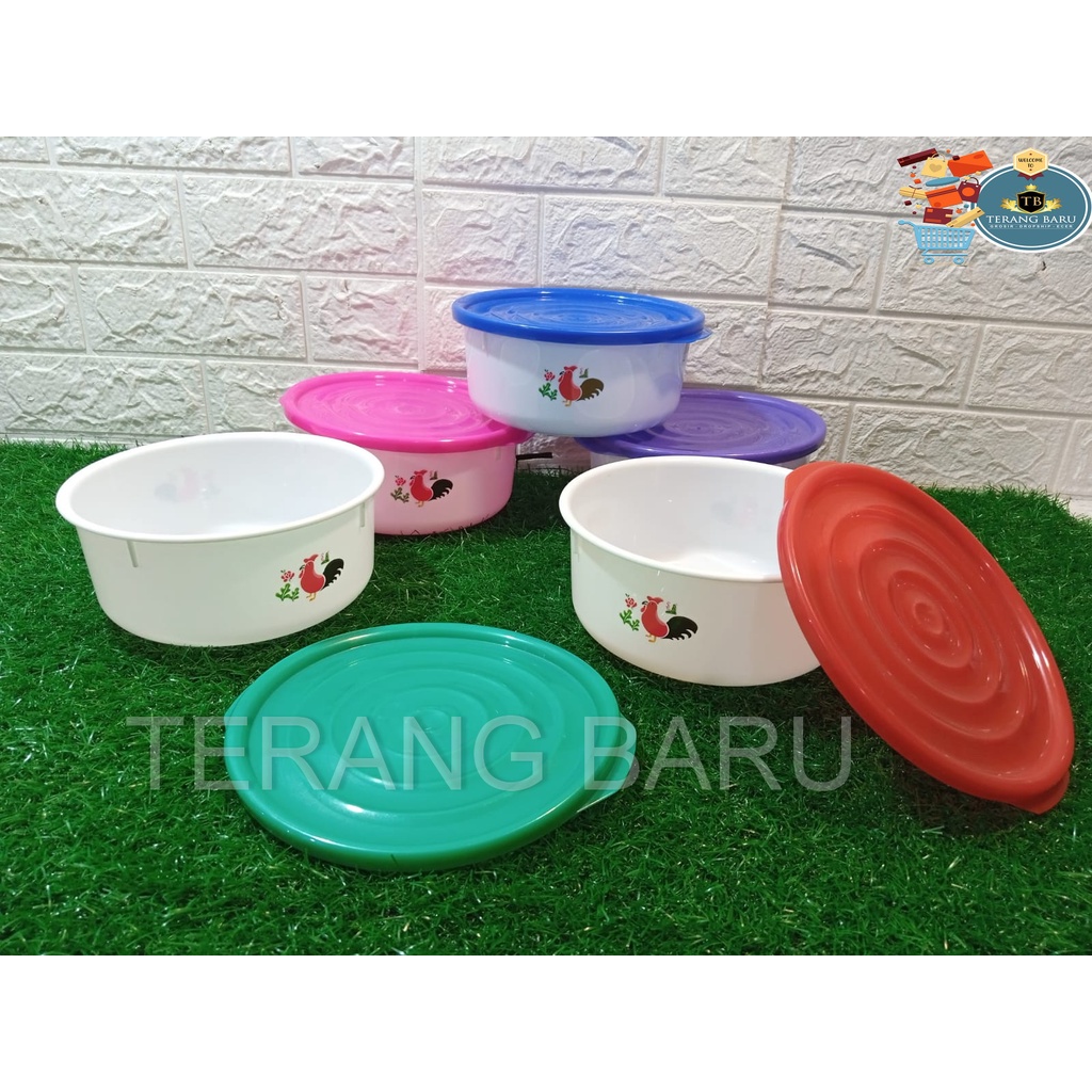 MANGKOK SL | MANGKOK TUTUP AYAM JAGO | Mangkok Ayam Plastik Premium Quality
