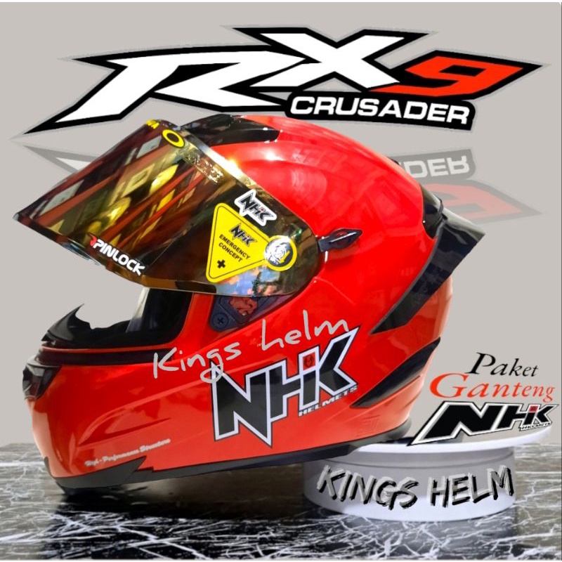 Helm Nhk Rx9 Paket Ganteng