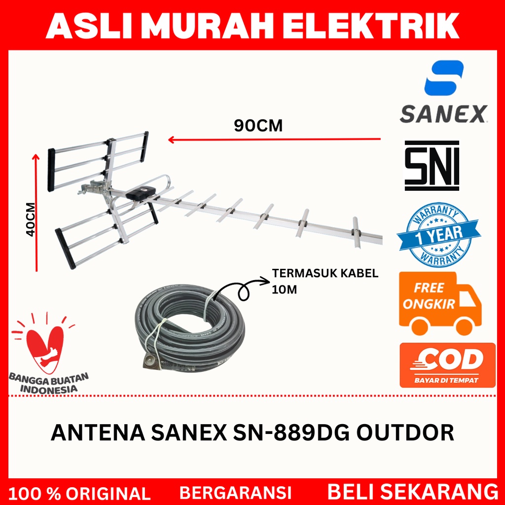 ANTENA SANEX OUTDOR SN-889DG // ANTENA OUTDOR// SANEX SN-889DG