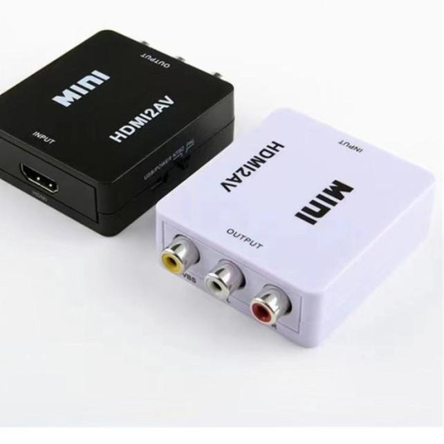 ℗ HDMI to AV RCA Converter Adapter MINI HDMI2AV ADAPTER MINI BOX HDMI2AV ۩