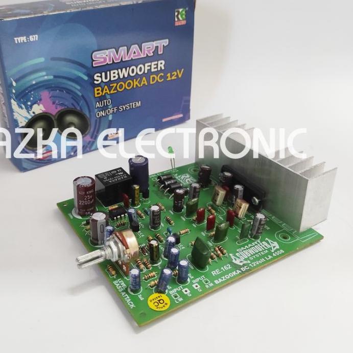 ☛ Kit Power Subwoofer Mobil Bazzoka 12V DC ✵