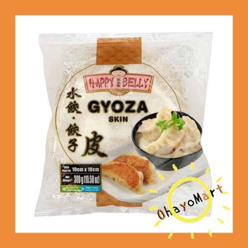 

HAPPY BELLY FROZEN GYOZA SKIN / KULIT PANGSIT / KULIT DUMPLING 300GRM