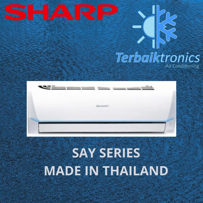 AC SPLIT STANDARD 1 2 1/2 PK 0,5 PK R32 SHARP THAILAND AHA5SAY / 5SAY