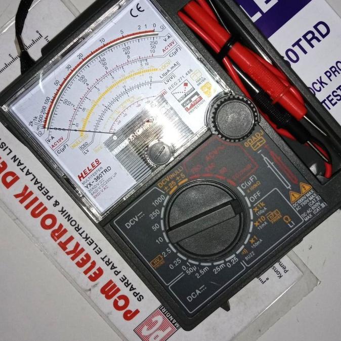 MultiTester Multimeter Avometer HELES YX-360TRD YX 360TRD 360 TRD pcmelektrob9090 Berkualitas