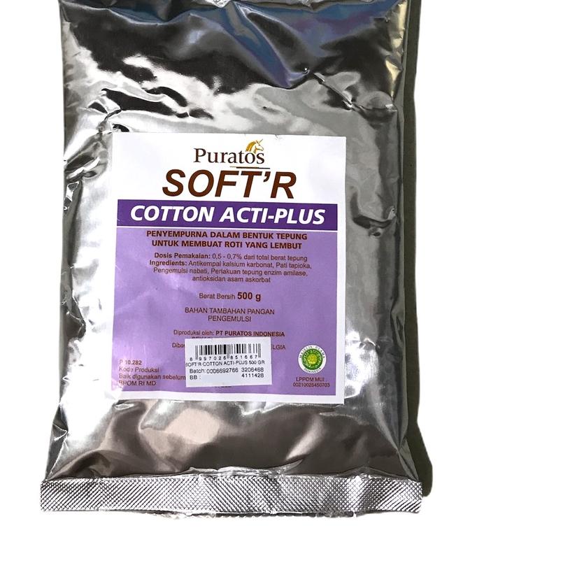 

♗ Puratos Soft'r Cotton Acti-Plus 500g Pelembut Roti ✳