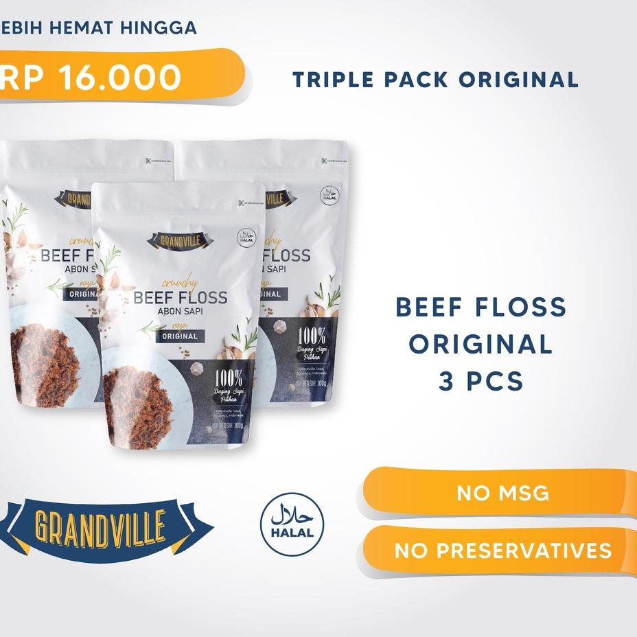 

◊ Grandville Abon SAPI Crunchy Triple Pack Original ☎
