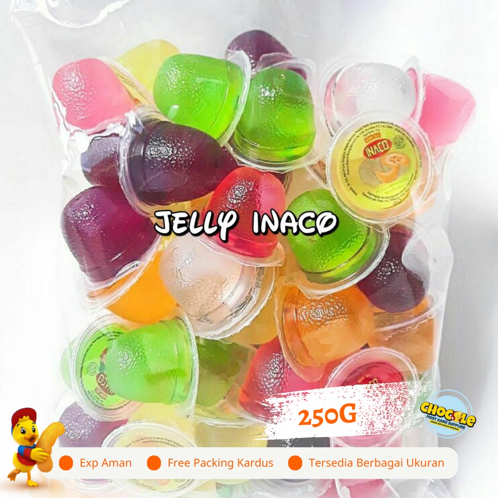 

PROMO 2.2 INACO JELLY MIX FRUIT 250G II PUSAT GROSIR SNACK DAN COKLAT KILOAN ORIGINAL II CEMILAN INDOFOOD II JABODETABEK - JAKARTA - DEPOK