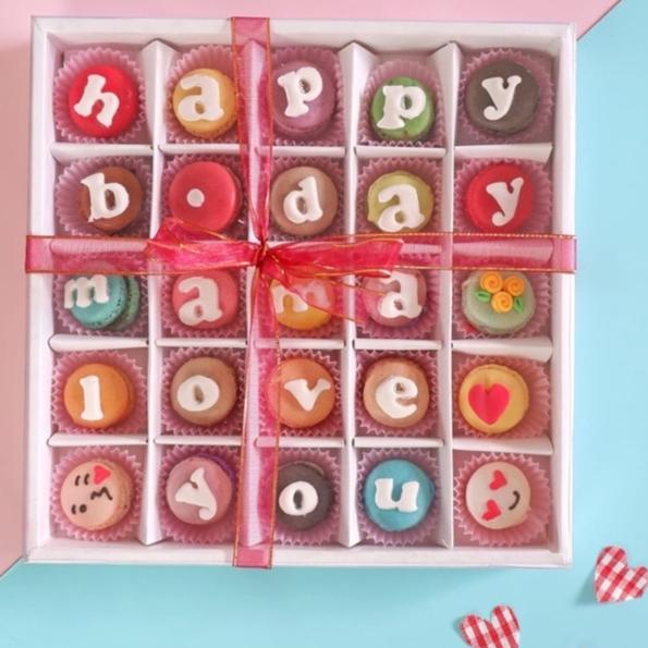 

❊ BABY MACARON GIFT 25PCS, HADIAH UNIK MACARON ✳