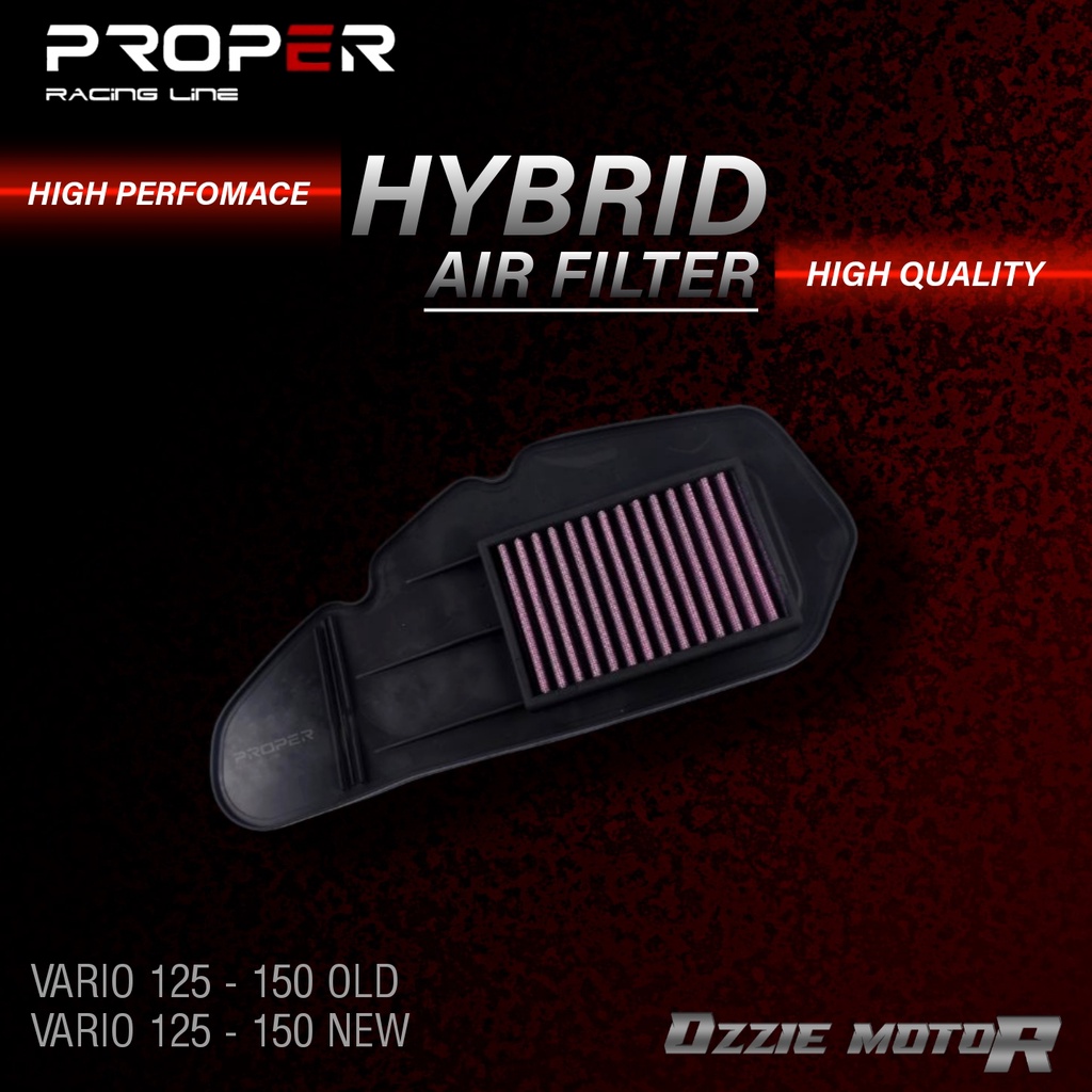 AIR FILTER SARINGAN UDARA FILTER UDARA PROPER RACING LINE TERLENGKAP UNTUK MOTOR BEAT SCOOPY VARIO FI ESP PCX ADV R15 R25 CBR NINJA LEXI NMAX AEROX XMAX MX MIO FINO SOUL GT X-RIDE