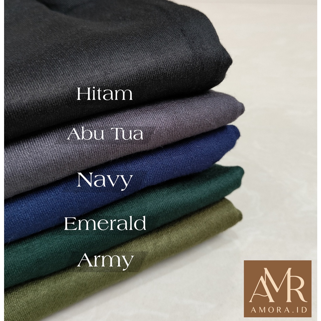 AMORA Celana Legging 7/8 Tebal Fleece Premium Import LEGGING PONGGOL 3/4 Fit To Size S M L XL XXL