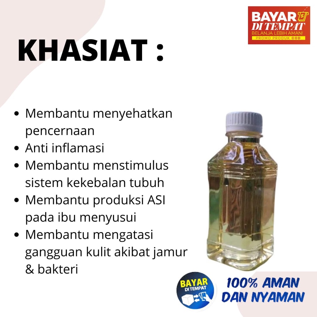 

minyak keletik premium/minyak kelapa asli 100m murni 100%