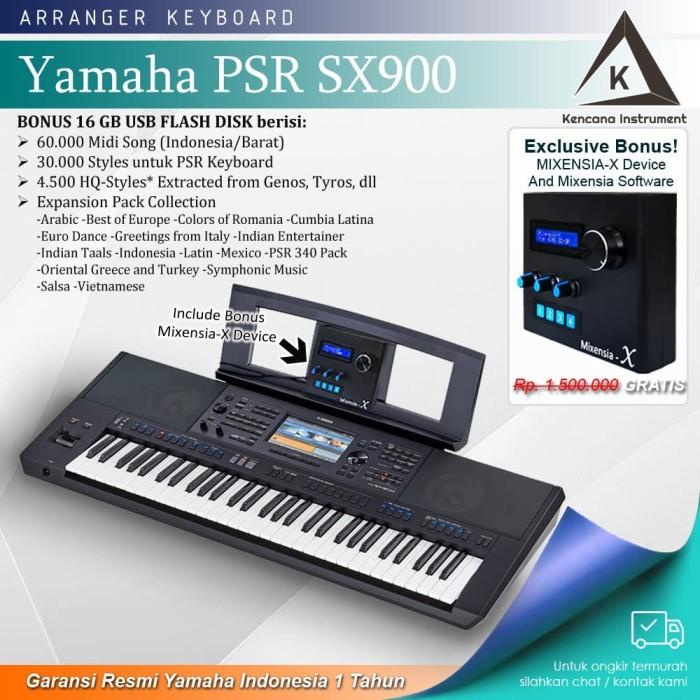 Terlaris Yamaha Psr-Sx900 / Psr Sx900 / Psrsx900 Bundle Hardware Mixensia-X