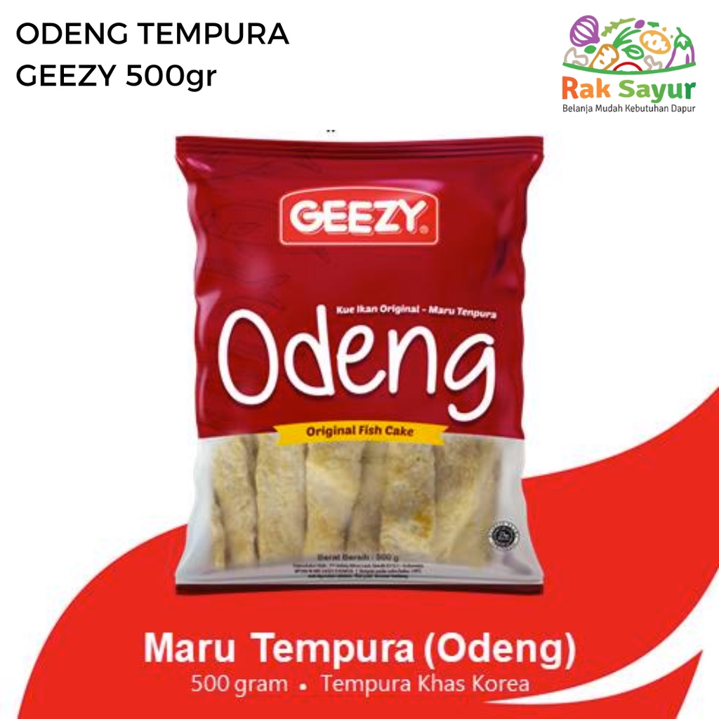 

Odeng Geezy 500gr Maru Tempura Khas Korea Frozenfood Rak Sayur Pasar Murah Online Padang