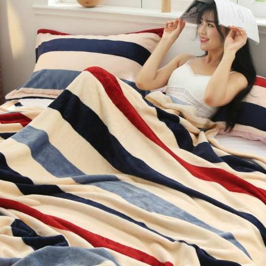 ✈ Selimut Bulu Halus Tebal Ukuran  Import Termurah ➮