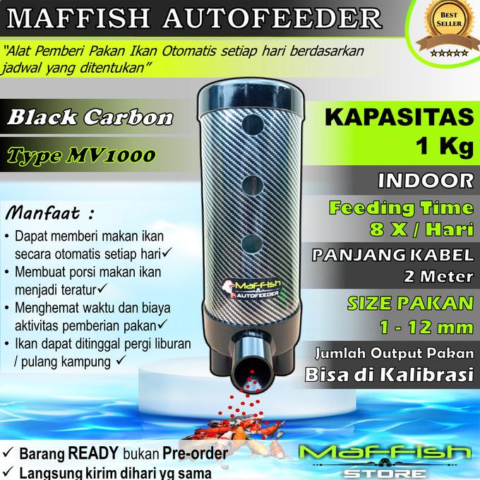 autofeeder 1kg / pemberi makan pakan ikan otomatis /auto fish feeder