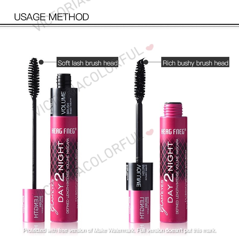 HENGFEI Waterproof Sweat-Proof Long-Lasting Thick Mascara No Blooming And Curling