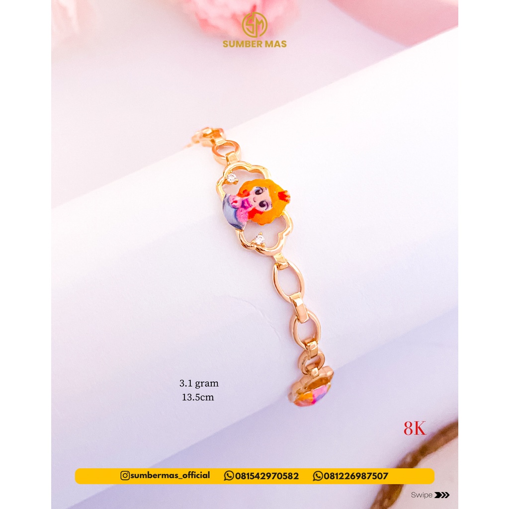 GELANG/BRACELET KIDS SERIES 8K - SUMBER MAS