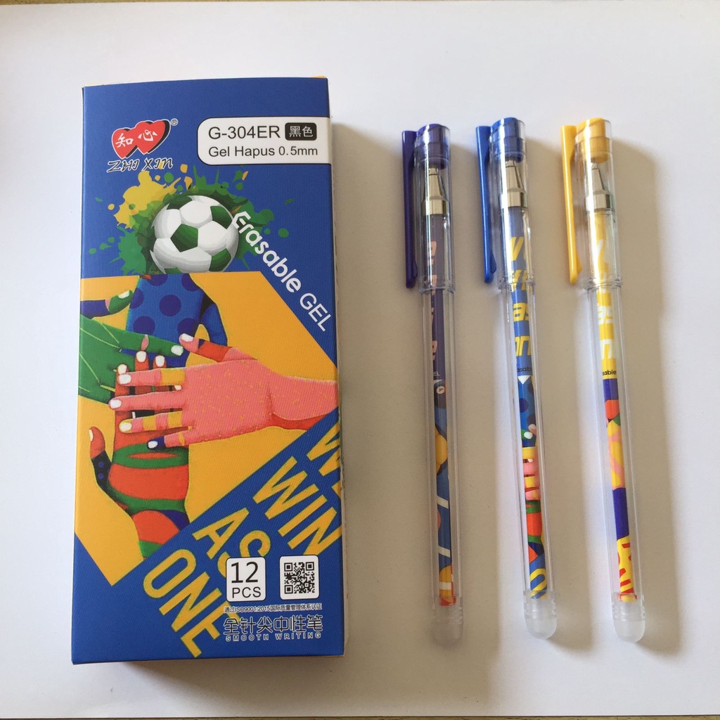 

Bolpen Gel Zhi Xin G-304ER Erasable / Bisa Dihapus
