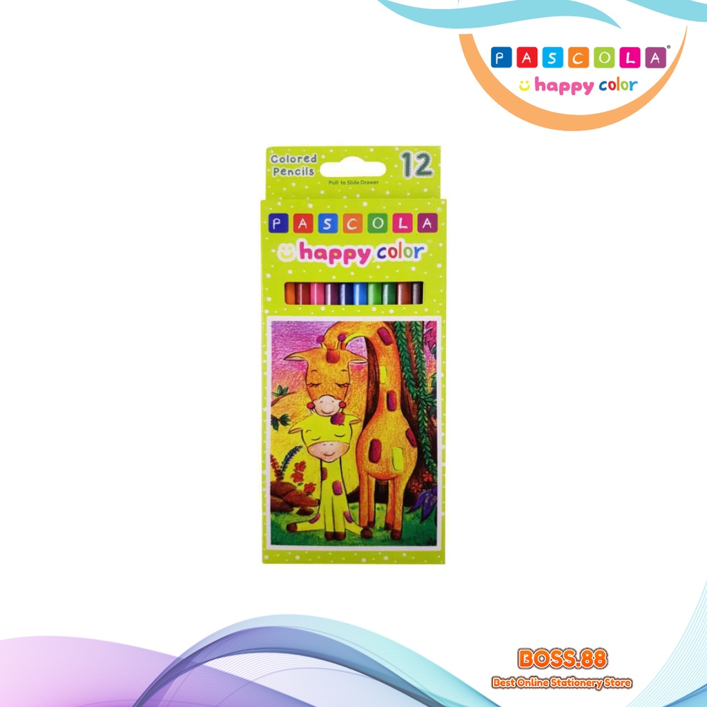 

PENSIL 12 COLORS PANJANG PASCOLA