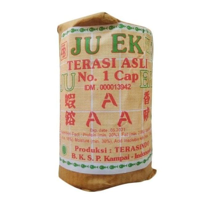 

TERASI JU EK - JUEK TERASI ASLI CAP AAA MEDAN 135 GRAM - ECERAN