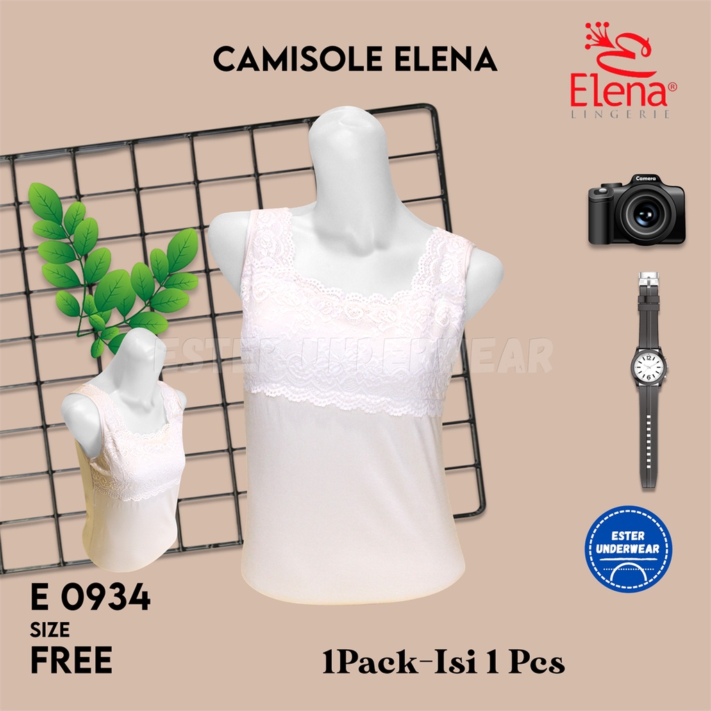 Elena Tanktop Singlet Wanita E 0934 Isi 1Pcs