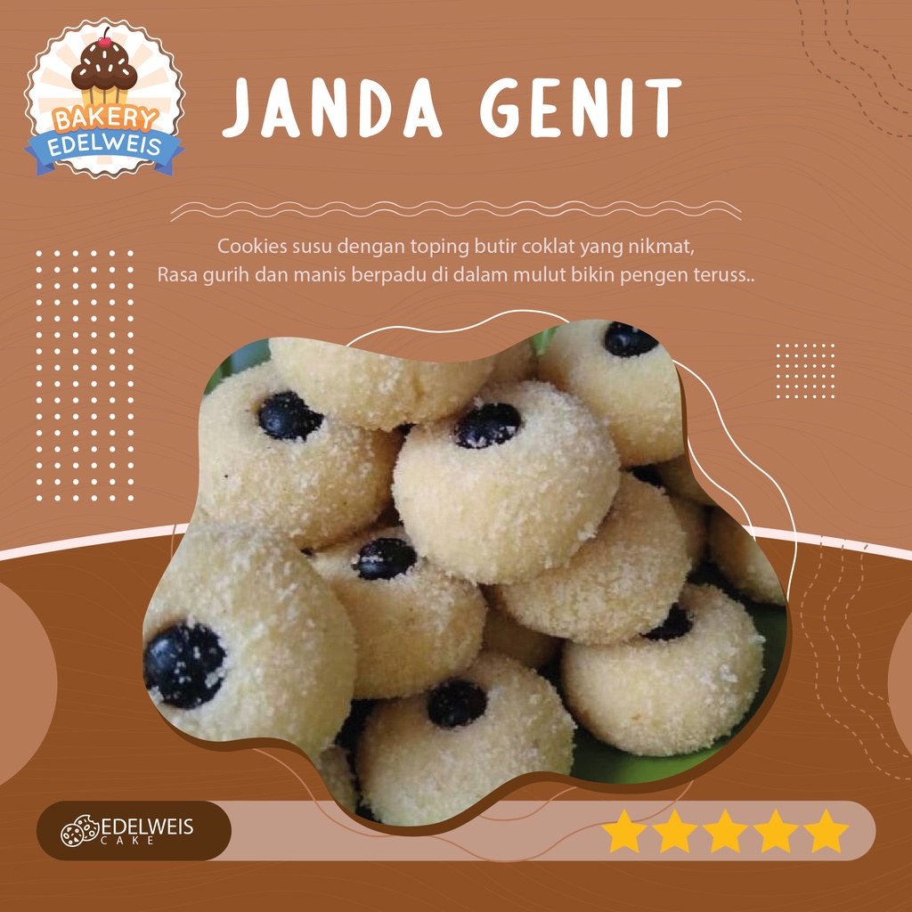 

KUE COOKIES JANDA GENIT PREMIUM