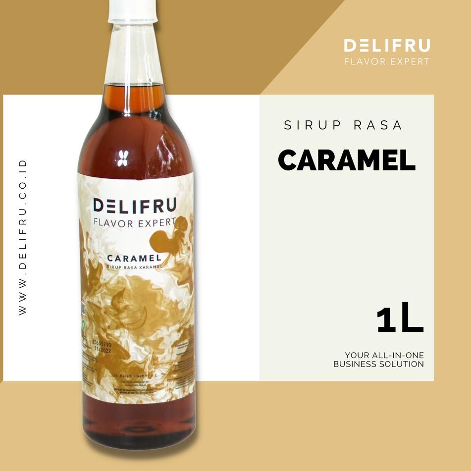 

✿ Syrup Caramel Delifru 1 Liter - Sirup Karamel Premium ☁