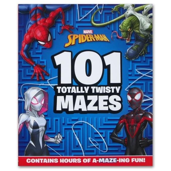 

Marvel Spiderman Maze Activity Book Buku Aktivitas Anak Maze Superhero