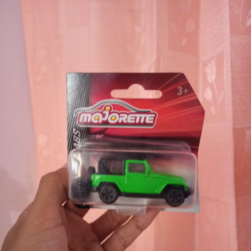 majorette jeep rubicon hijau