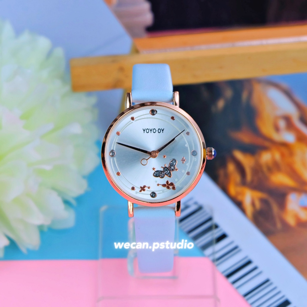 F86 JAM TANGAN WANITA HANA FASHION MEWAH ELEGAN ANTI AIR ASLI KECIL IMUT MURAH MERIAH IMPORT