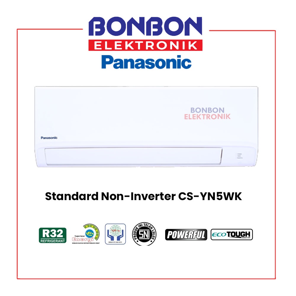 Panasonic AC Split 1/2 PK CS-YN5WKJ Standard 0.5 PK / YN5WKJ